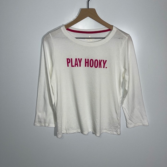 kate spade Tops - Kate Spade Play Hooky Top‎ Size Medium